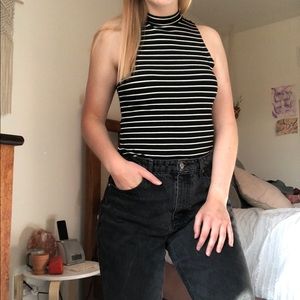 🌿striped tank bodysuit🌿